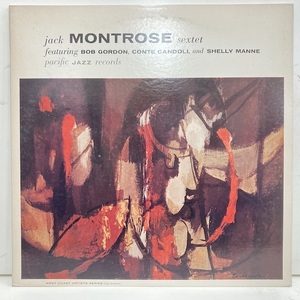 ●00即決LP JACK MONTROSE sextet ジャック・モントローズ JP KING MONO gxf3118m 帯無しライナー付き Bob Gordon