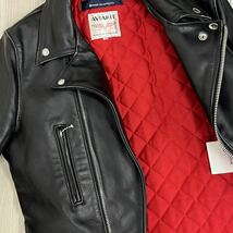 名作 Lewis Leathers COMME des GARCONS ルイスレザー コムデギャルソン 391T ライトニング タイトフィット ライダースジャケット AD2020_画像8