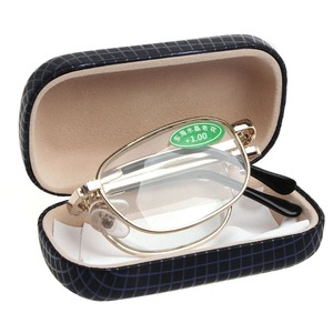  Mini folding metal frame farsighted glasses glasses case 1 piece man and woman use +1.00 +1.50 +2.00 +2.50 +3.00 +3.50 A1490