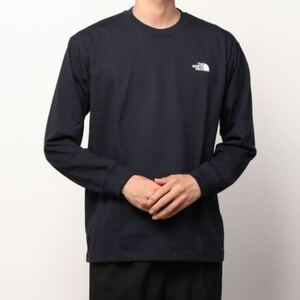 Tシャツ THE NORTH FACE ノース・フェイス ロゴ バック 黒 ロングスリーブ カットソー 長袖