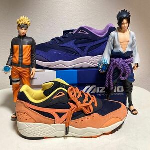 【非売品】新品 正規品 NARUTO ナルト×ミズノ コンテンダー サスケ バカ履き 27㎝/岸本斉史 スニーカー コラボ 限定 MIZUNO