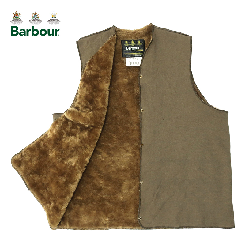 安い売り 「40」90'S☆バブアー/ファーライナー/美品/ベスト/3 最高級&最安値 「44」90’S★BARBOUR/バブアー◎ファーライナー/ベスト/旧3クラウン ベスト