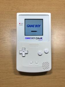ゲームボーイカラー本体 ホワイト バックライトカスタム 美品