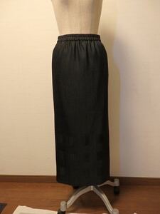 【美品】★MARSA　美ライン細プリーツ　スカート/Ｍオールシーズン　レナウン★