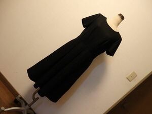[ beautiful ]* Aylesbury wool on goods black One-piece /9*