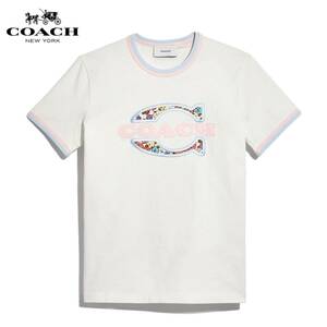 * tag equipped / regular goods *[COACH*C4968] Coach general merchandise shop commodity! lady's wear tops short sleeves T-shirt S( Japan size :M) last 1 point!!