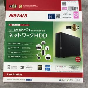 BUFFALO NAS スマホ/タブレット/PC対応 ネットワークHDD 3TB LS210D0301G 【エントリーモデル】