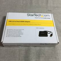 StarTech.com USB 3.0対応デュアルHDMIディスプレイアダプタ/1x 4K30Hz & 1x 1080p/USB Type-A接続/Windowsのみ対応 USB32HD2_画像1