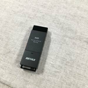 現状品　バッファロー SSD 外付け 1.0TB USB3.2 Gen1 読込速度430MB/秒 コンパクト 超小型 ブラック SSD-PUT1.0U3BC/N