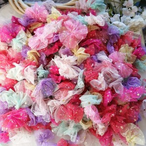 材料 手作り 花 モチーフ パーツ ヘアゴム ハンドメイド 花モチーフ 訳あり1