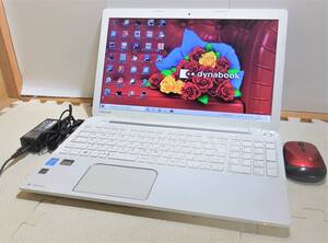 ★綺麗&爆速贅沢仕様!★HDMI4K+ONKYO/東芝 dynabook T554/56LWS【新品 SSD500GB/core i5-4200U/8GB】DVD/office/Windows10/バッテリ無