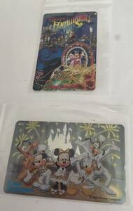  Disney Land telephone card 50 times 2 sheets 