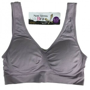  sports bra relax bla lavender 4L large size brassiere bra pad entering . sweat speed . yoga Night bla new goods 