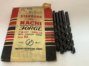 NACHI 鉄工用ドリル 当時物 5・9mm×5本 未使用 DIY ハンドメイド リフォーム リノベーションドリル刃 ナチ