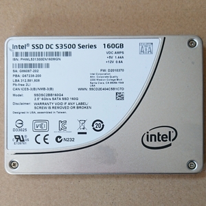 【4個セット】Intel SSD DC S3500 Series 160GB