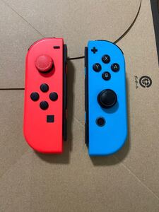 ジャンク品 Joy-Con (L) ネオンレッド/ (R) ネオンブルー