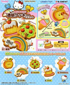 リーメント HELLO KITTY ハローキティ 透明クッキー マスコット…全5種 (りんごの木/ケーキ/アイスクリーム/他…ミニチュアフード 雑貨)