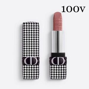 dior ルージュ ディオール 100V ヌードルック ベルベット 千鳥柄 新作 人気 限定品 完売品 リップ 口紅 新品未開封