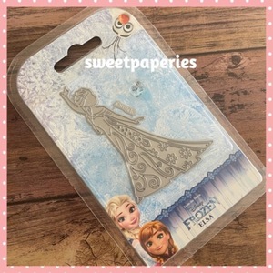 ダイ & スタンプセットカッティングダイ ダイカットツール Disney Frozen Elsa