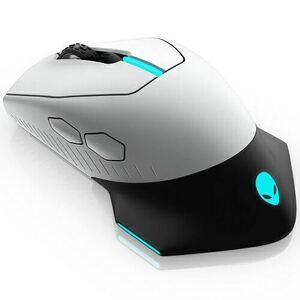 ALIENWARE 有線/無線 最長300時間 ゲーミングマウス 7ボタン 16000DPI AW610M ルナライト