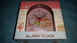 時計： すみっコぐらし 目覚まし時計 置き時計 アラームクロック ピンク 新品 110/オクパナ