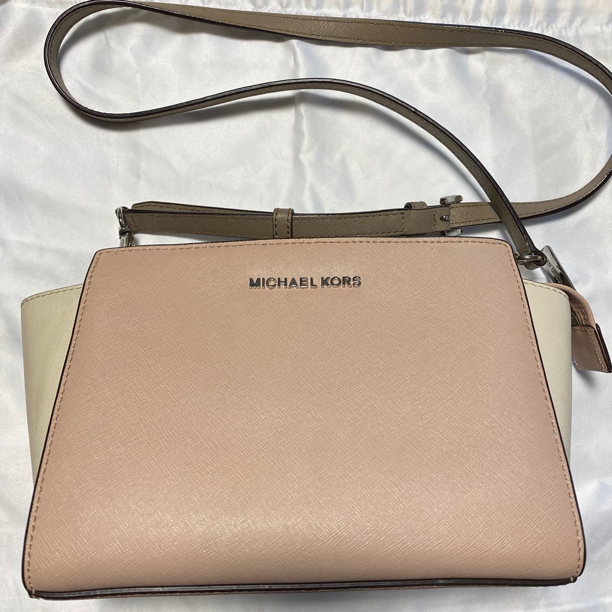 超美品 マイケルコース セルマ 2WAYバッグ ライトピンク|PayPayフリマ