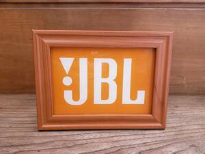 「JBL」ロゴプレート（額付き）