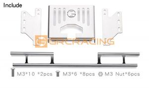 GRC製　G145VC 　1/10TRX4G500用　TRX-6G63　オフロードリアバンパー　リアバンパー　シルバー（東京発送料込み）