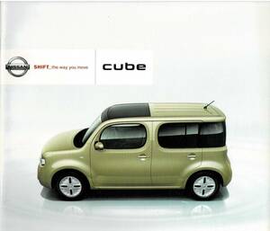 # Nissan Cube каталог +OP 2009 год 10 месяц #