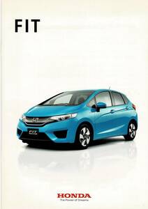 HONDA　フィット　カタログ+OP　FIT　　2013年9月