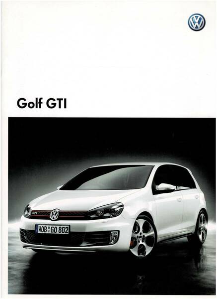 VW　ゴルフ　GTI　カタログ　2011年10月