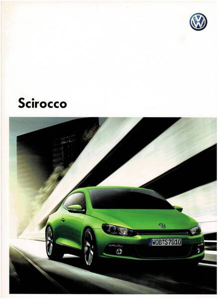 ● VW シロッコ カタログ 2011年8月 ●