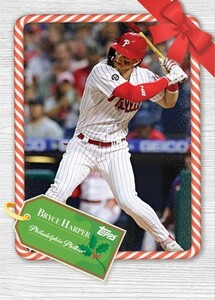 ブライス・ハーパー　2021 Topps MLB Holiday Card #2　フィリーズ　大谷翔平　トップス　now