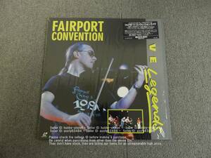 Live Legends / Fairport Convention laser disk LDfea port navy blue venshon control number 04796