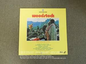 Woodstock　レーザーディスク　LD　ウッドストック　管理番号 4841