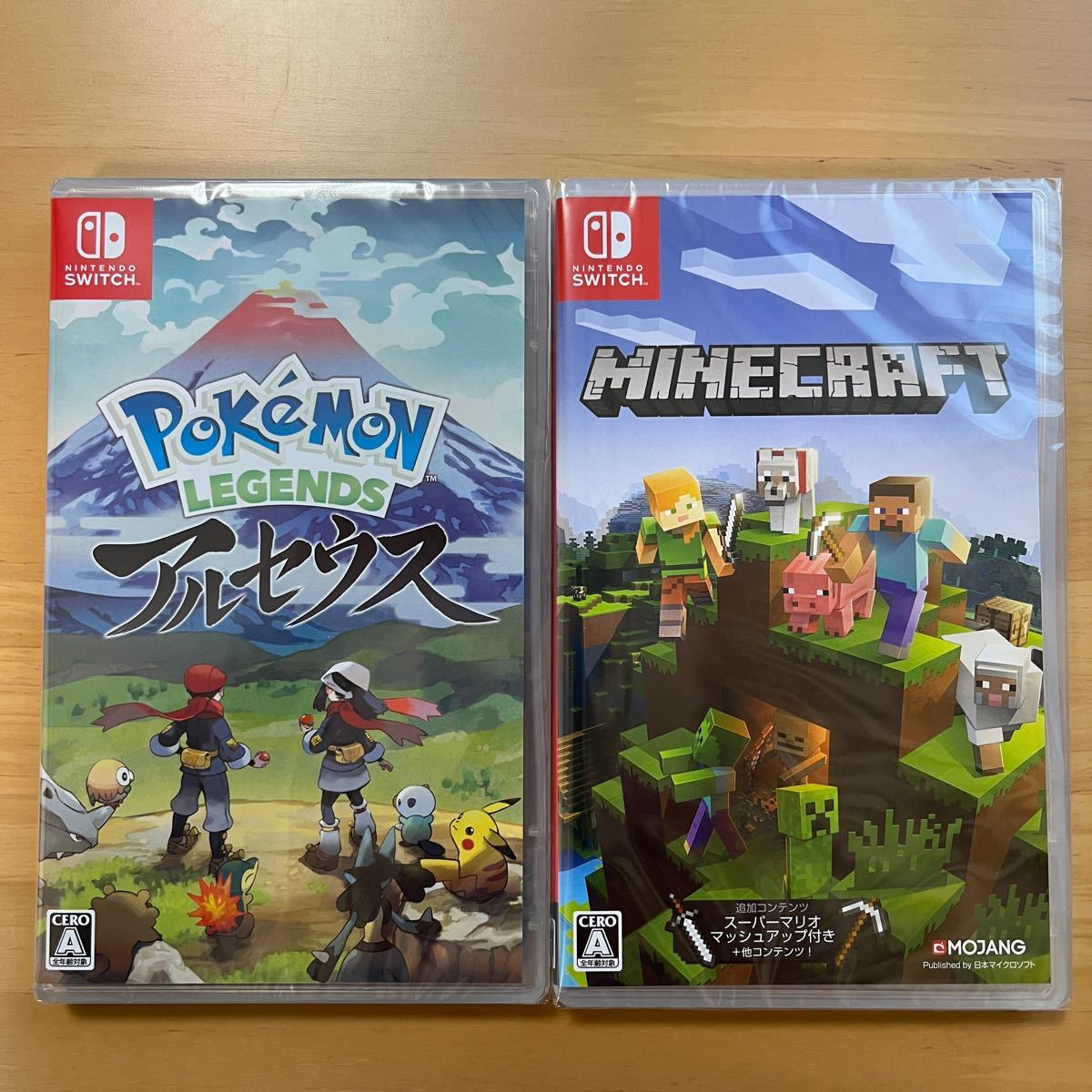 公式 新品未開封 ポケモン Switch 2本セット マインクラフト アルセウス ゲームソフト ゲーム機本体 Www Niter Edu