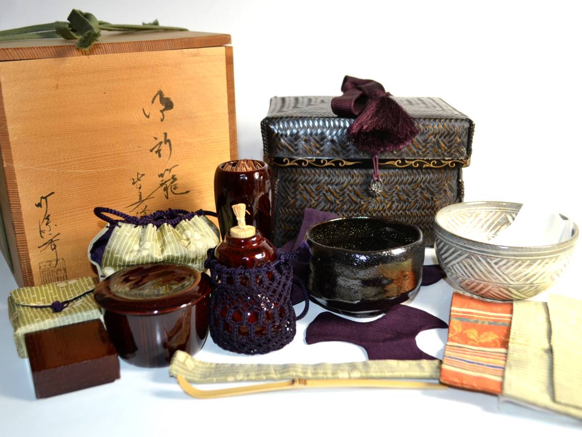 3年保証 即日出荷 茶道具 茶箱 御所籠 和田 菁竺 作 t - 通販