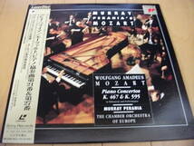 【LD】ペライア / ヨーロッパ室内o モーツァルト / ピアノ協奏曲 第21番 、第27番 (1990) _画像1
