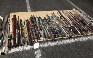 釣り竿 釣竿 ロッド 大量 まとめ DAIWA OLYMPIC 磯 振出 telepower 出舟 surfcast rod keeper sanwa チヌ等 フィッシング 釣具
