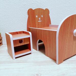 ハムスターボックス　ミニチュアドールベッドテーブルハウス家おもちゃ鳥木箱巣箱遊具