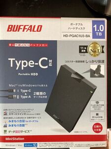 1TB ポータブル バッファロー USB3.1 耐衝撃 データ復旧 暗号化 故障予測みまもり合図 OSバックアップ 定価11000