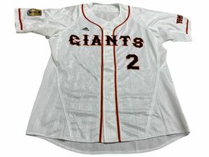  actual use Yomiuri Giants #2 small .. road large adidas uniform 