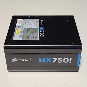 CORSAIR HX750i RPS0002 750W 80PLUS PLATINUM認証 ATX電源ユニット 動作確認済み フルプラグイン PCパーツ