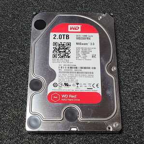 【送料無料】WesternDigtal WD Red WD20EFRX-68EUZN0 2TB 3.5インチ内蔵HDD 2017年製 フォーマット済み 正常品 PCパーツ 動作確認済