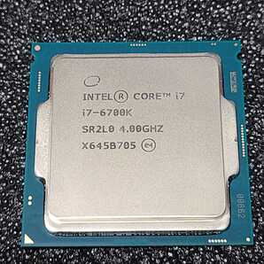 CPU Intel Core i7 6700K 4.0GHz PCパーツ インテル 動作確認済み