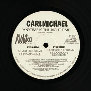 試聴 Carlmichael - Anytime Is The Right Time [12inch] Klub Zoo UK 1995 House