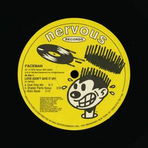 試聴 Faceman - Love (Don't Give It Up) / Holding On [12inch] Nervous Records US 1992 House