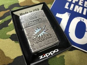 ●新品未使用●パチスロ ジャグラー 限定品 ホログラム の シルバー バレル ジッポーライター mercismith2zippo パチンコ