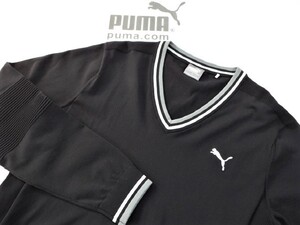 ★美品★PUMA Golf プーマゴルフ / evoKNIT エヴォニット Vネックニット / サイズL