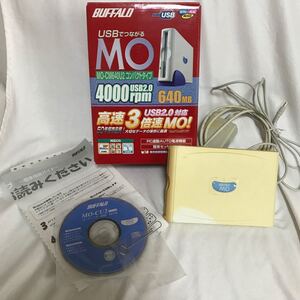 BUFFALO MOドライブ USB2.0 新品MO付